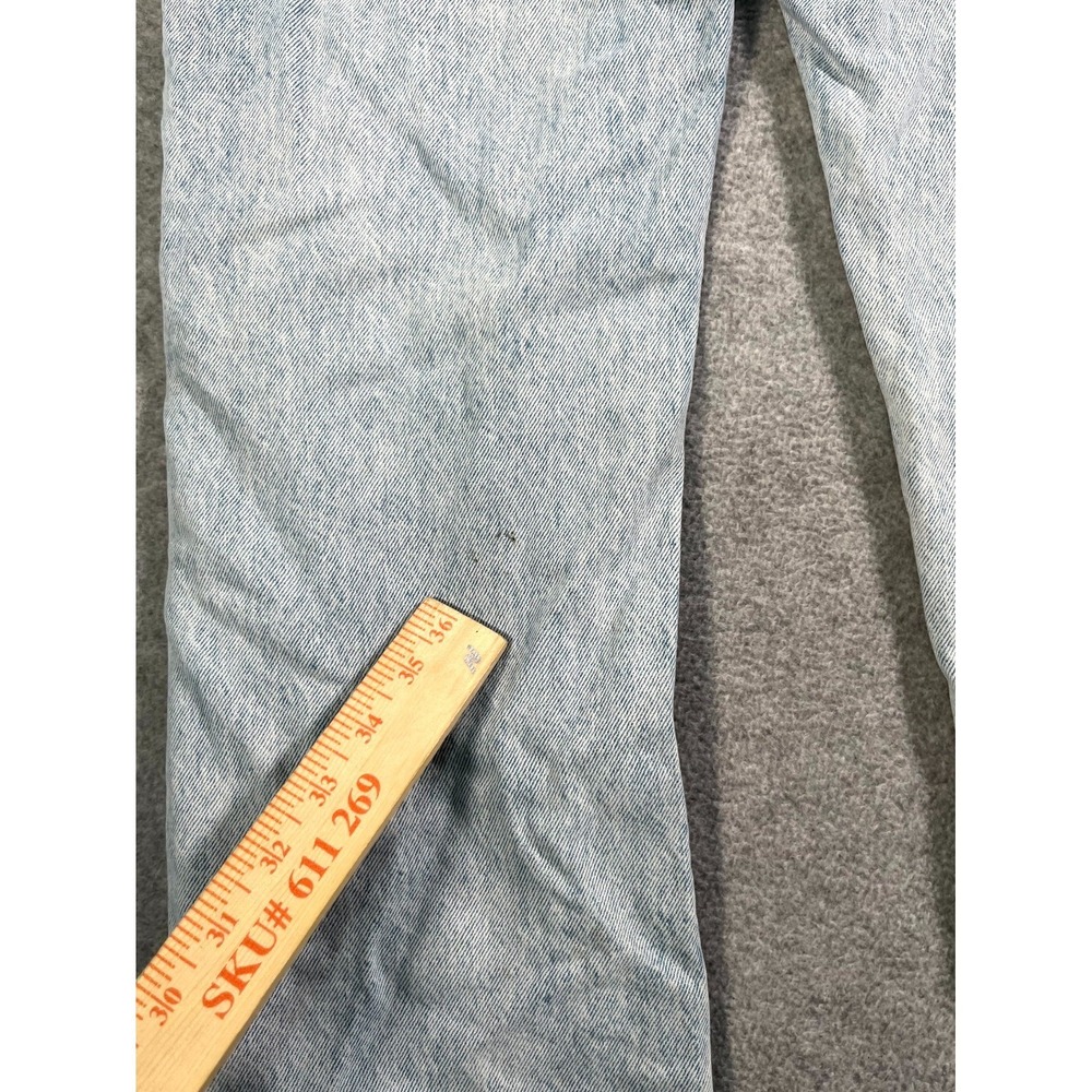 Levi's Ribcage Straight Ankle Jeans Womens 25 Blue Denim Cotton Light Wash - Picture 14 of 16